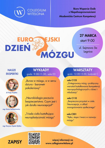 twarze 3 osób prowadzących konferencję z informacjami